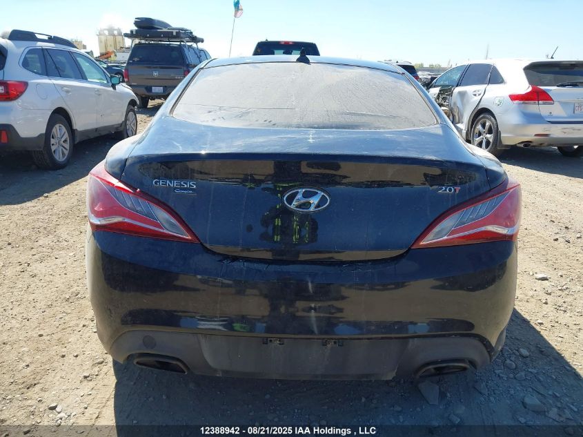 2013 Hyundai Genesis Coupe 2.0T VIN: KMHHT6KD9DU100816 Lot: 12388942