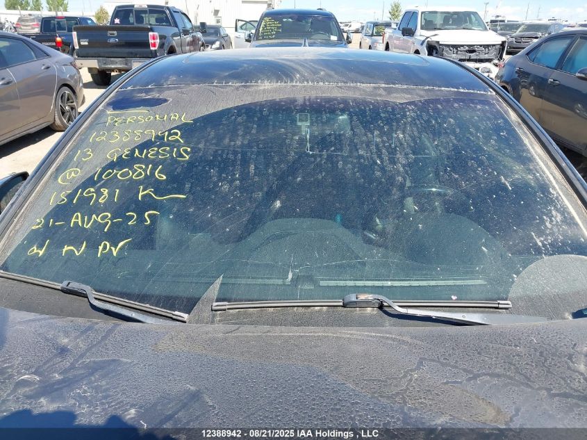 2013 Hyundai Genesis Coupe 2.0T VIN: KMHHT6KD9DU100816 Lot: 12388942