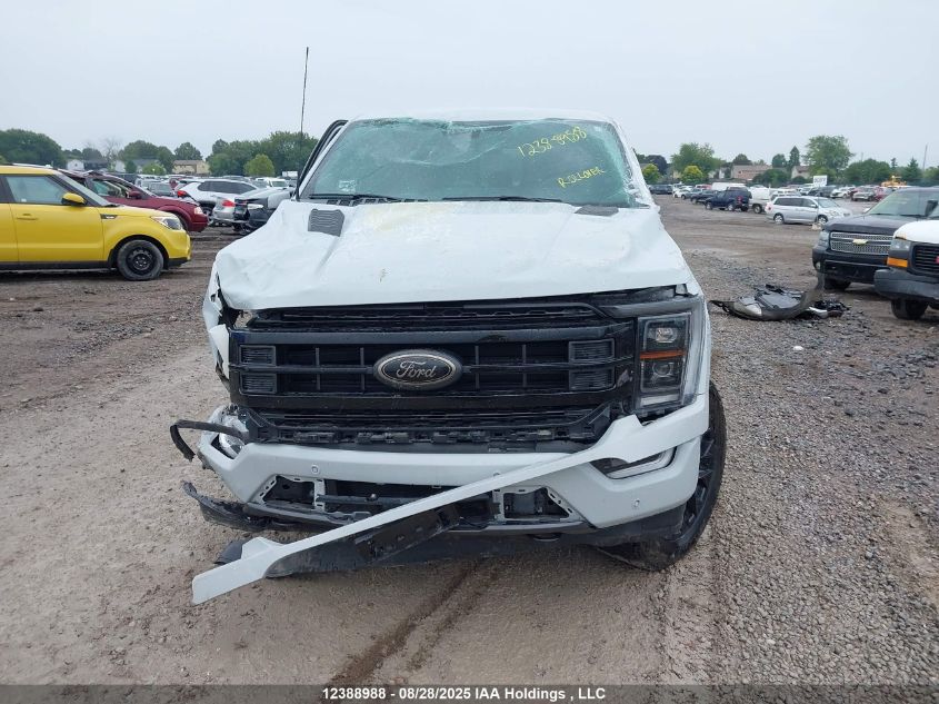 2023 Ford F-150 Lariat VIN: 1FTFW1E83PFD04573 Lot: 12388988