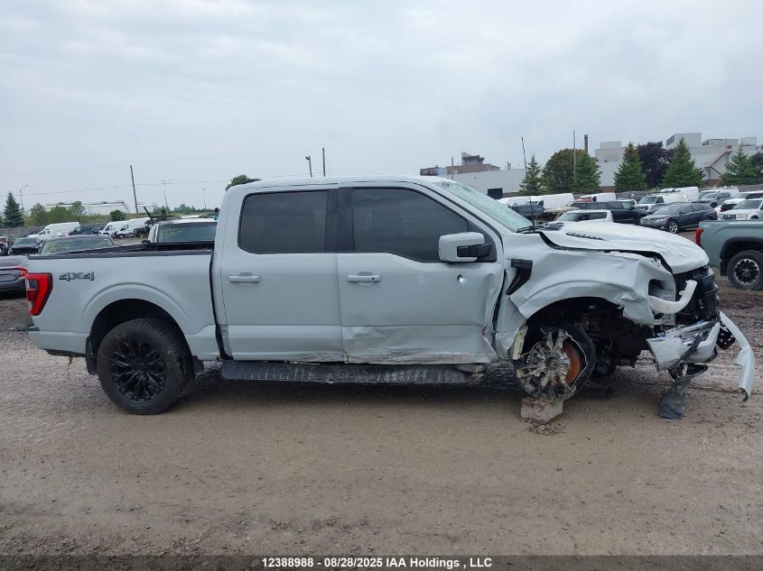 2023 Ford F-150 Lariat VIN: 1FTFW1E83PFD04573 Lot: 12388988