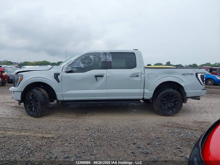 2023 Ford F-150 Lariat VIN: 1FTFW1E83PFD04573 Lot: 12388988