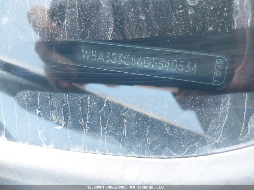 2013 BMW 328I xDrive/xDrive Classic Line VIN: WBA3B3C56DF540534 Lot: 12389001