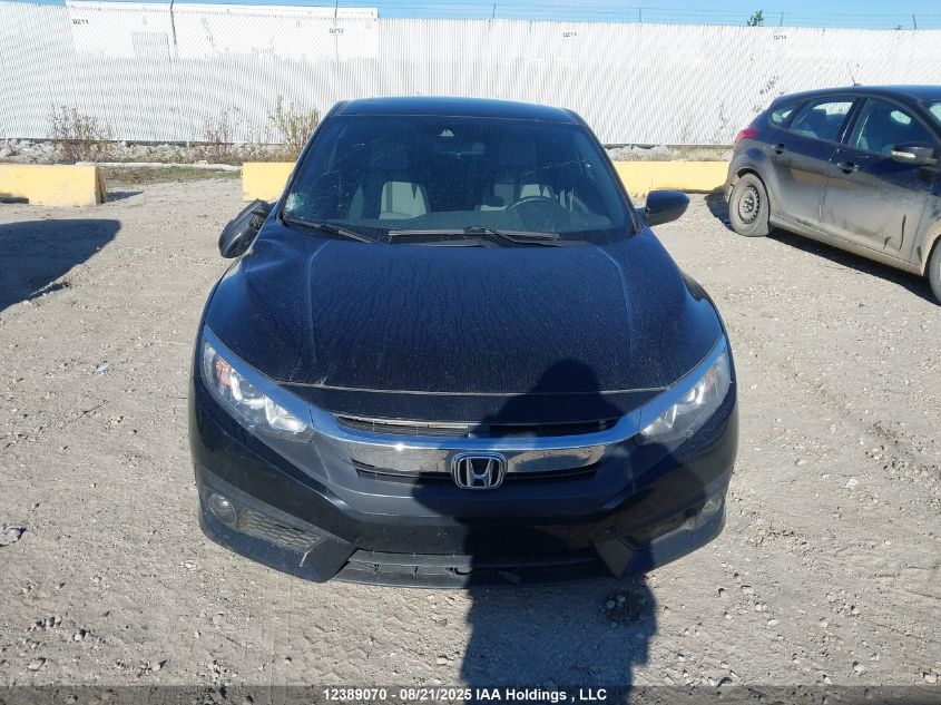 2017 Honda Civic Ex VIN: 2HGFC3B41HH452387 Lot: 12389070