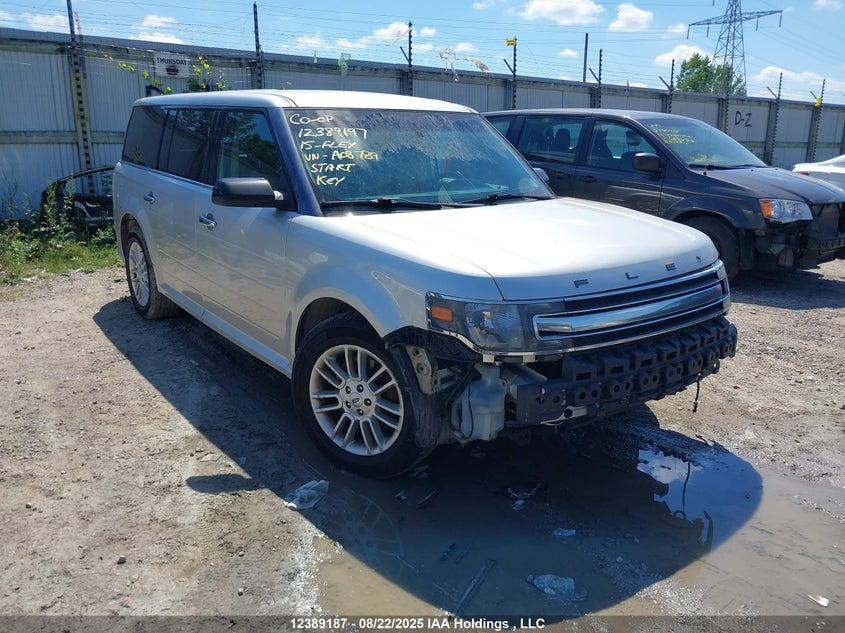 2FMGK5C86FBA08789 2015 Ford Flex Sel auction photo 1