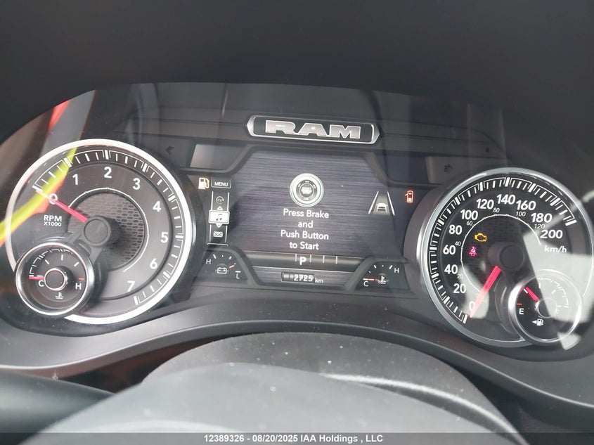 2025 Ram 1500 Big Horn VIN: 1C6RRFFG8SN578171 Lot: 12389326