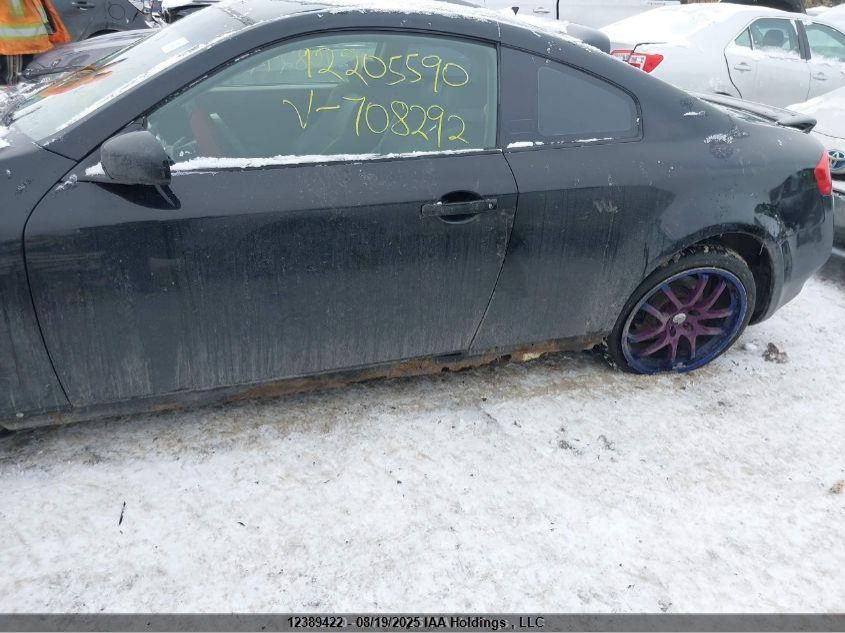 2006 Infiniti G35 VIN: JNKCV54E36M708292 Lot: 12389422
