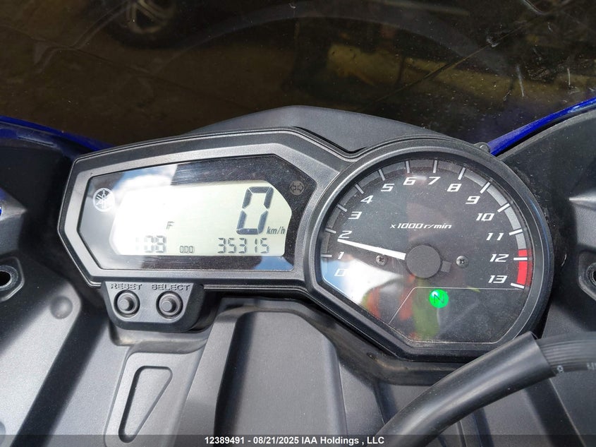 2013 Yamaha Fz6 R VIN: JYARJ18N9DA001685 Lot: 12389491