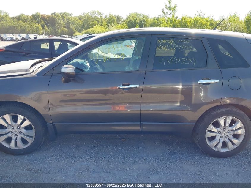 2010 Acura Rdx Technology VIN: 5J8TB1H59AA801309 Lot: 12389557