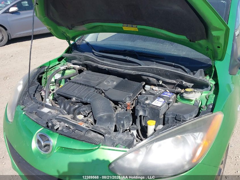 2011 Mazda Mazda2 Gs/Gx VIN: JM1DE1HY9B0124788 Lot: 12389568