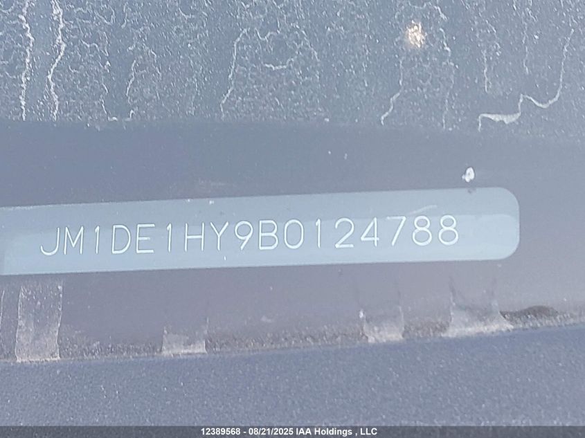2011 Mazda Mazda2 Gs/Gx VIN: JM1DE1HY9B0124788 Lot: 12389568