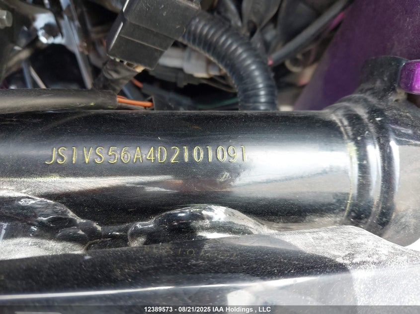 2013 Suzuki Vz800 VIN: JS1VS56A4D2101091 Lot: 12389573