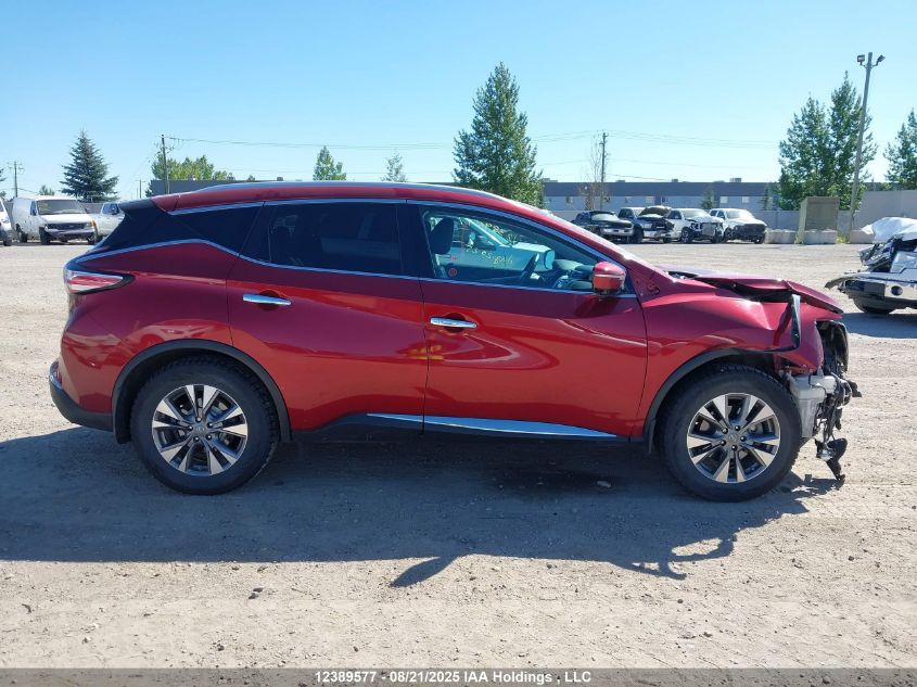 2015 Nissan Murano S/Sl/Sv/Platinum VIN: 5N1AZ2MH0FN239688 Lot: 12389577
