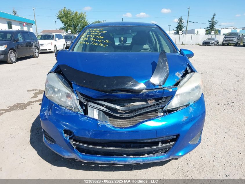 2012 Toyota Yaris VIN: JTDKTUD34CD532778 Lot: 12389628