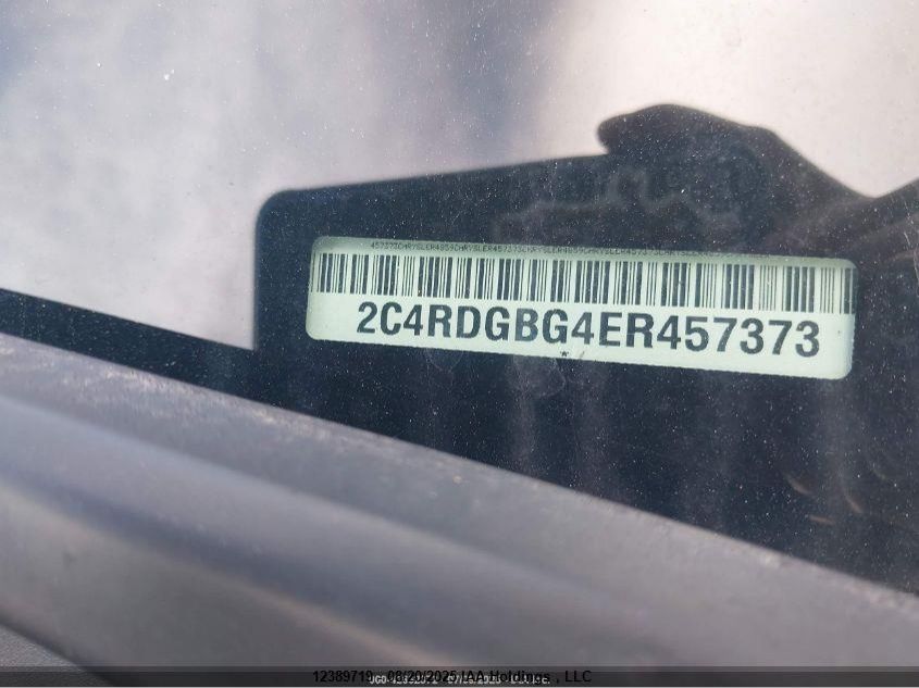 2014 Dodge Grand Caravan Se/Sxt VIN: 2C4RDGBG4ER457373 Lot: 12389719