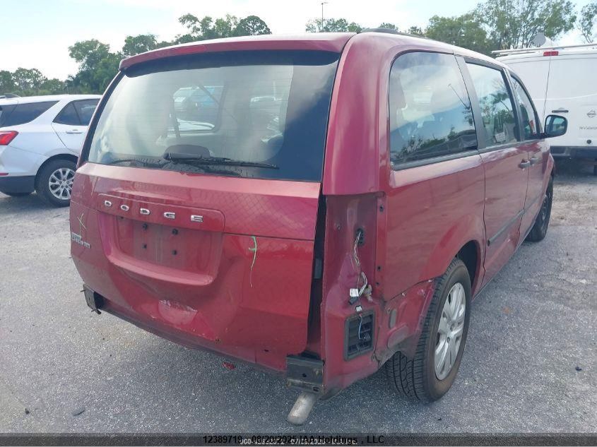 2014 Dodge Grand Caravan Se/Sxt VIN: 2C4RDGBG4ER457373 Lot: 12389719