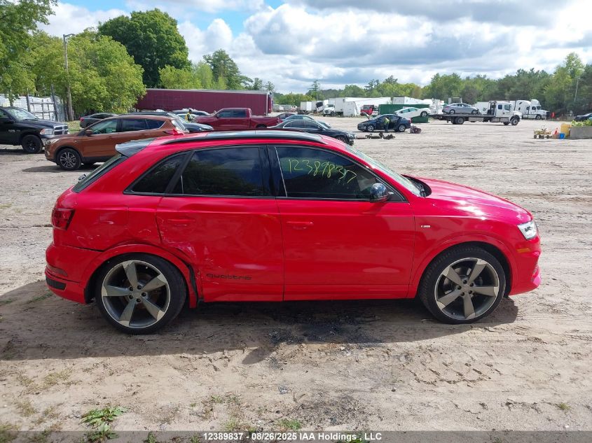 2018 Audi Q3 2.0T Technik VIN: WA1GCCFSXJR033627 Lot: 12389837