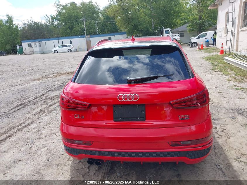 2018 Audi Q3 2.0T Technik VIN: WA1GCCFSXJR033627 Lot: 12389837