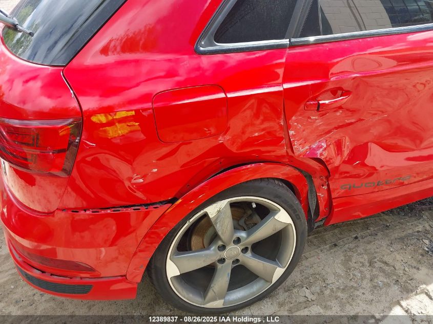 2018 Audi Q3 2.0T Technik VIN: WA1GCCFSXJR033627 Lot: 12389837