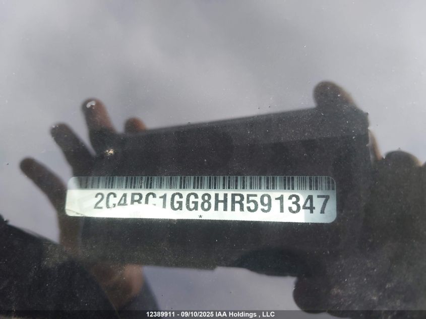 2017 Chrysler Pacifica Limited VIN: 2C4RC1GG8HR591347 Lot: 12389911