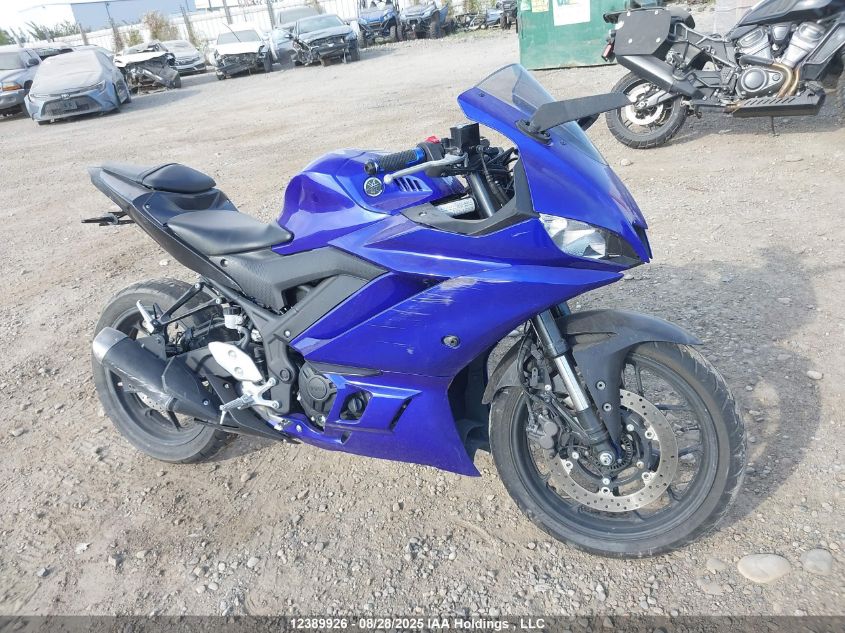 2020 Yamaha Yzfr3 A VIN: MH3RH18N0LK001732 Lot: 12389926