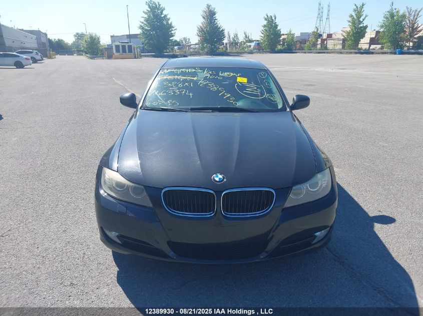 2011 BMW 328I xDrive VIN: WBAPK7C54BA463374 Lot: 12389930
