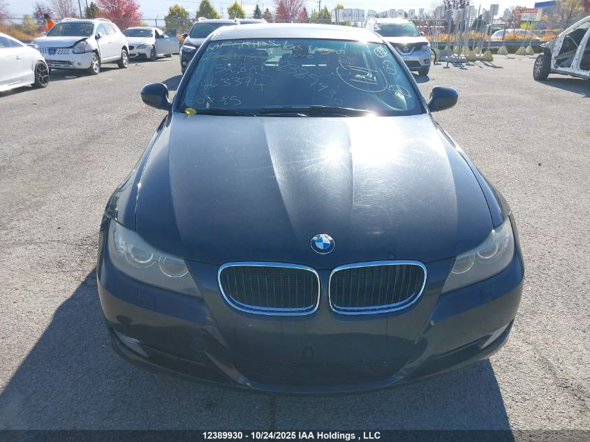 2011 BMW 328I xDrive VIN: WBAPK7C54BA463374 Lot: 12389930