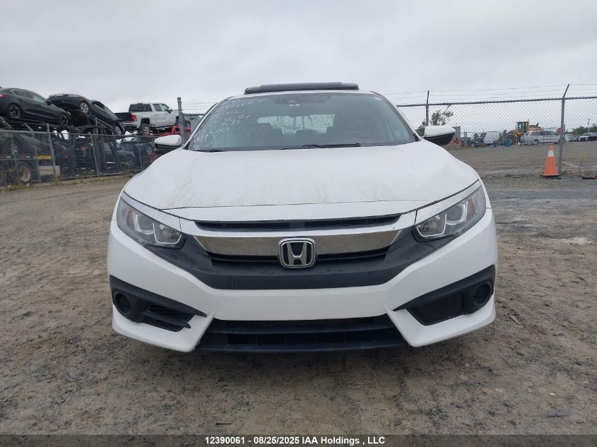 2018 Honda Civic Ex 4Dr VIN: 2HGFC2F80JH024694 Lot: 12390061