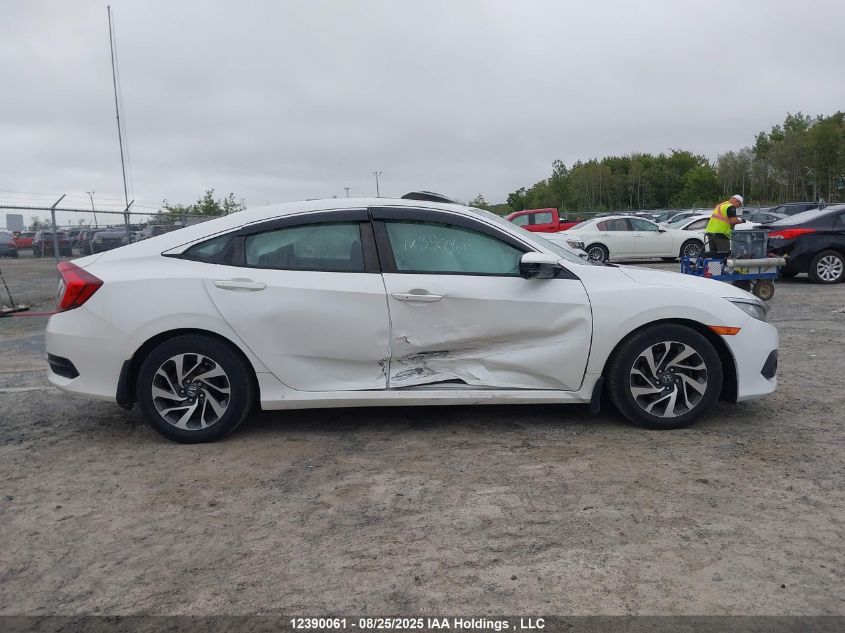 2018 Honda Civic Ex 4Dr VIN: 2HGFC2F80JH024694 Lot: 12390061