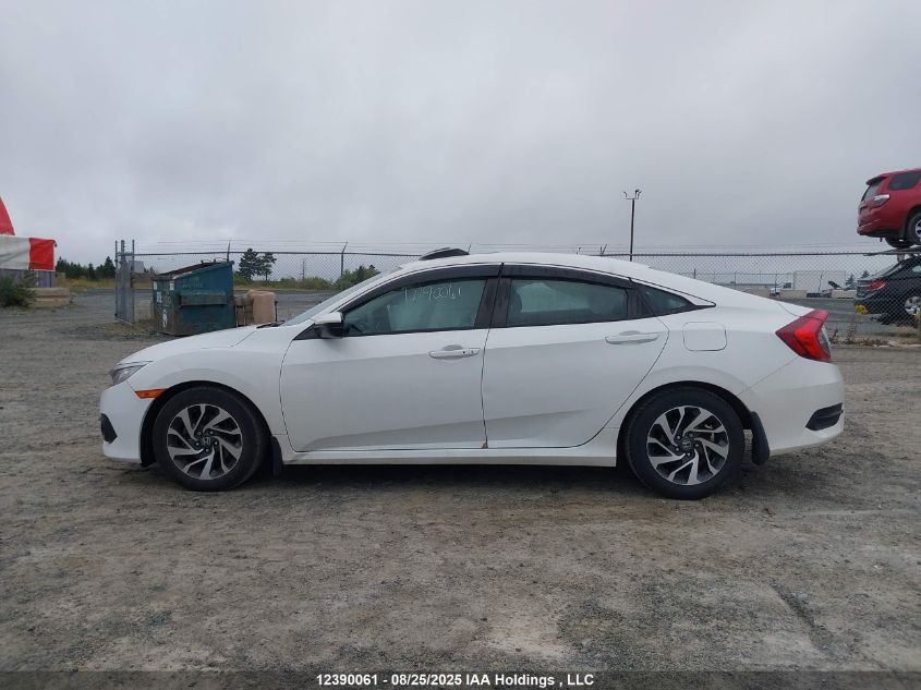 2018 Honda Civic Ex 4Dr VIN: 2HGFC2F80JH024694 Lot: 12390061