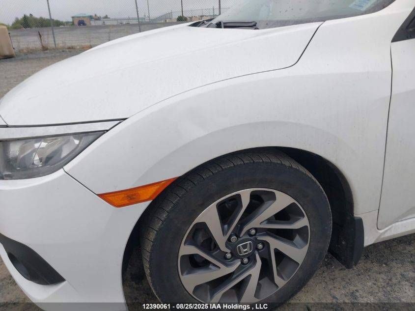 2018 Honda Civic Ex 4Dr VIN: 2HGFC2F80JH024694 Lot: 12390061