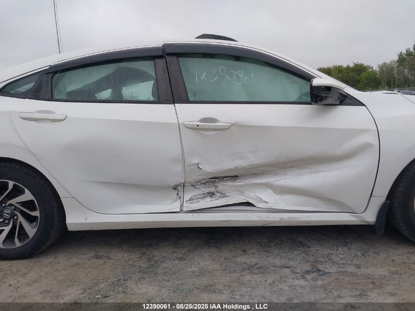 2018 Honda Civic Ex 4Dr VIN: 2HGFC2F80JH024694 Lot: 12390061