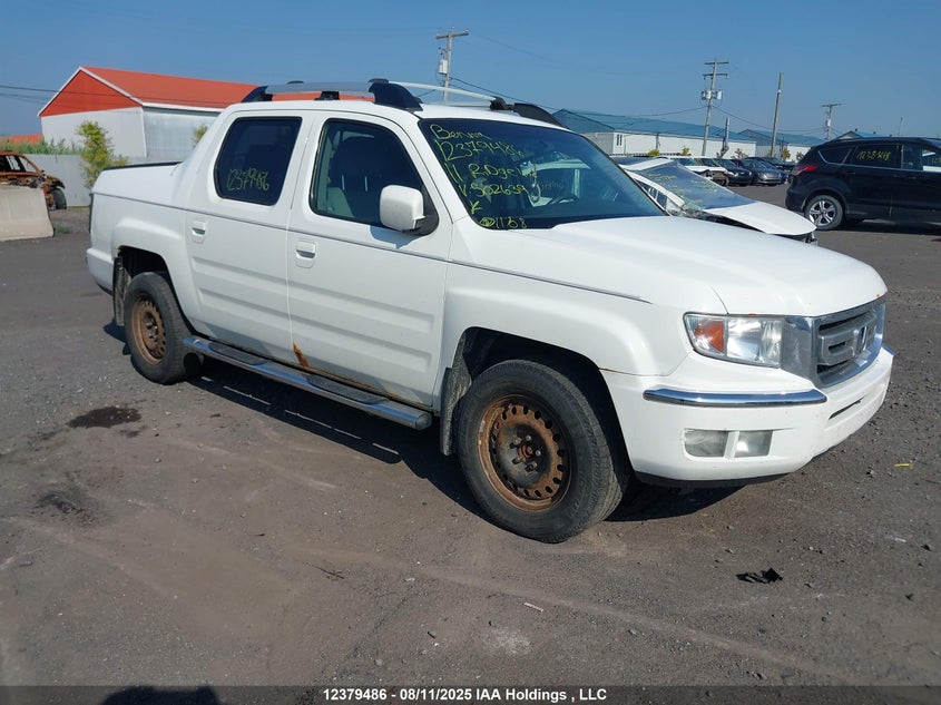 5FPYK1F54BB502639 2011 Honda Ridgeline Ex-L/Vp auction photo 1