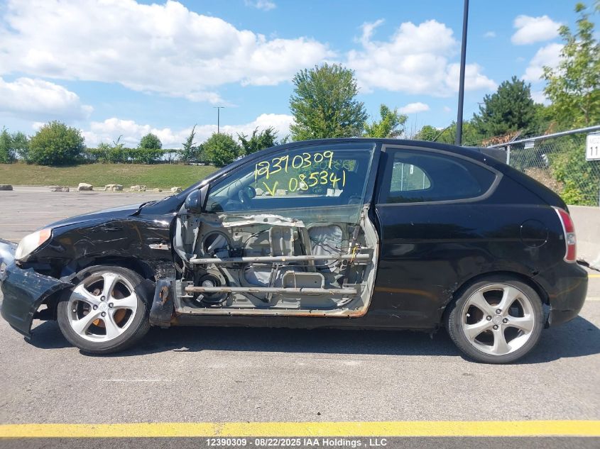2008 Hyundai Accent VIN: KMHCN35C58U085341 Lot: 12390309
