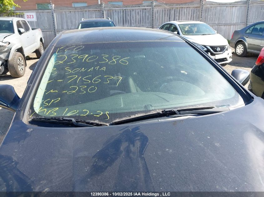 2013 Hyundai Sonata Gl VIN: 5NPEB4AC7DH715639 Lot: 12390386