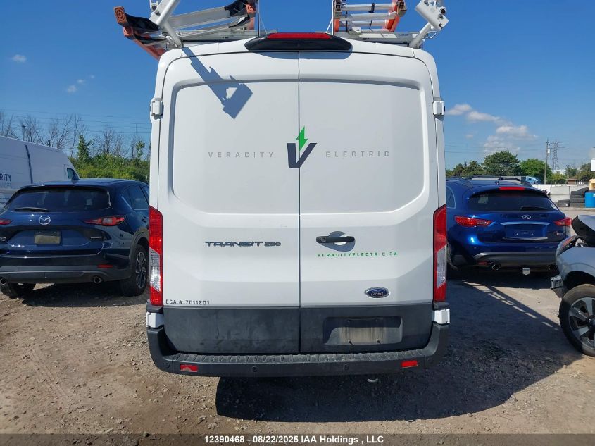 2021 Ford Transit T-250 VIN: 1FTBR1C88MKA35871 Lot: 12390468