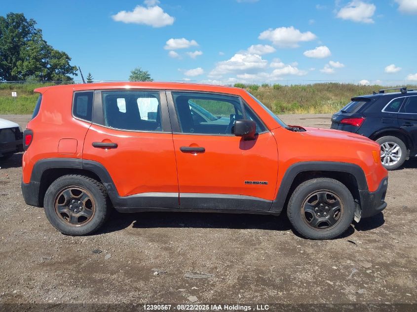 2015 Jeep Renegade Sport VIN: ZACCJAAH9FPC45497 Lot: 12390567