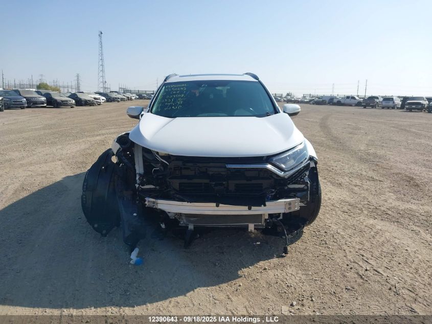 2022 Honda Cr-V Touring VIN: 2HKRW2H95NH224508 Lot: 12390643