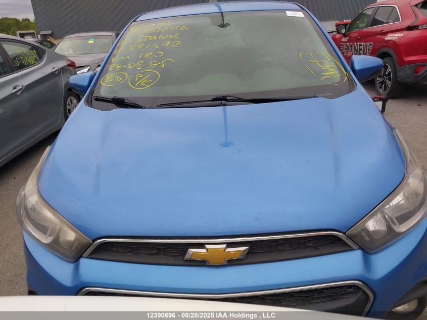 2016 Chevrolet Spark VIN: KL8CD6SA5GC581572 Lot: 12390696