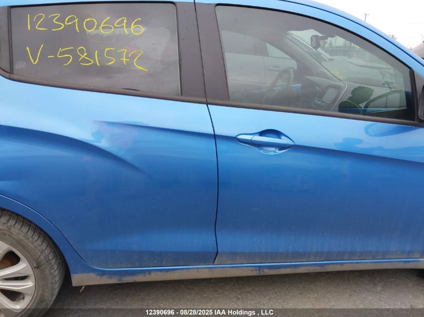 2016 Chevrolet Spark VIN: KL8CD6SA5GC581572 Lot: 12390696