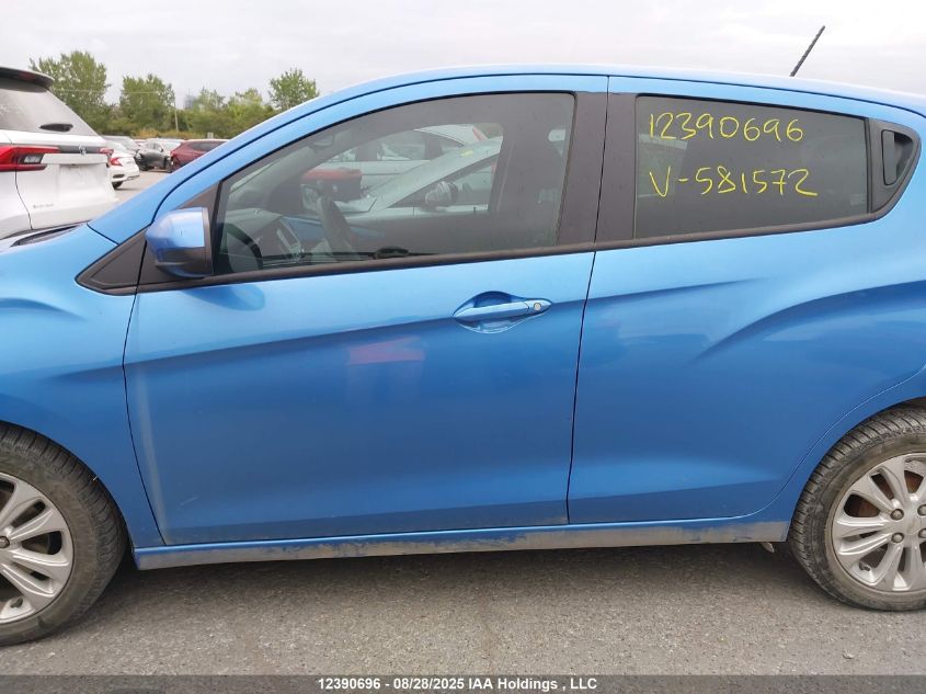 2016 Chevrolet Spark VIN: KL8CD6SA5GC581572 Lot: 12390696