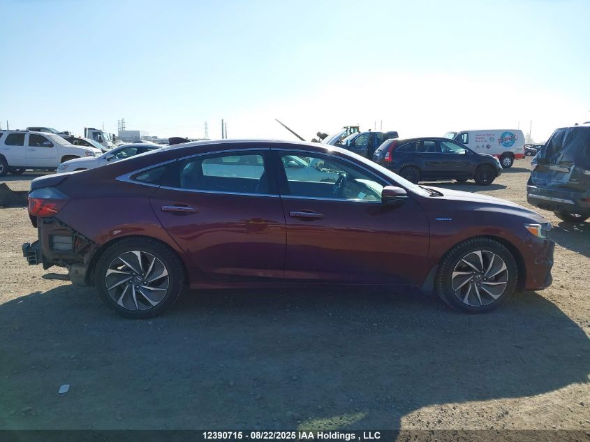 2019 Honda Insight Touring VIN: 19XZE4F75KE400361 Lot: 12390715
