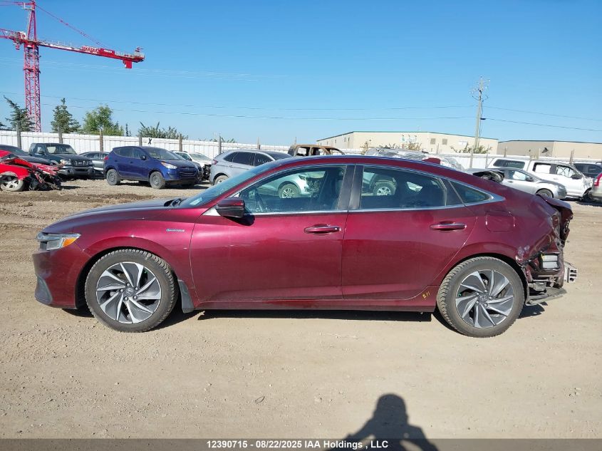 2019 Honda Insight Touring VIN: 19XZE4F75KE400361 Lot: 12390715