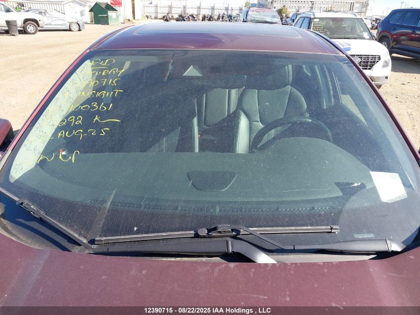 2019 Honda Insight Touring VIN: 19XZE4F75KE400361 Lot: 12390715