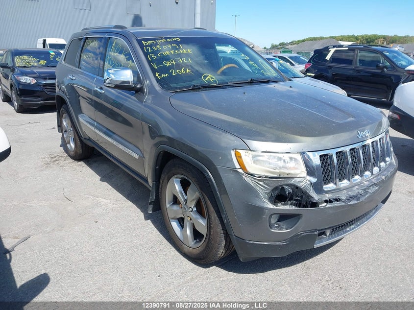 1C4RJFCGXDC507721 2013 Jeep Grand Cherokee Overland auction photo 1