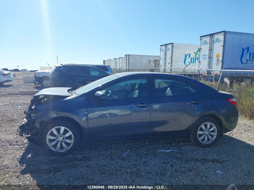 2016 Toyota Corolla L/Le/Le Pls/Prm/S/S Pls VIN: 2T1BURHE9GC580155 Lot: 12390848