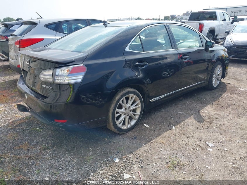 Vin: jthbb1ba9a2006933, lot: 2768796, lexus hs 250h 20104