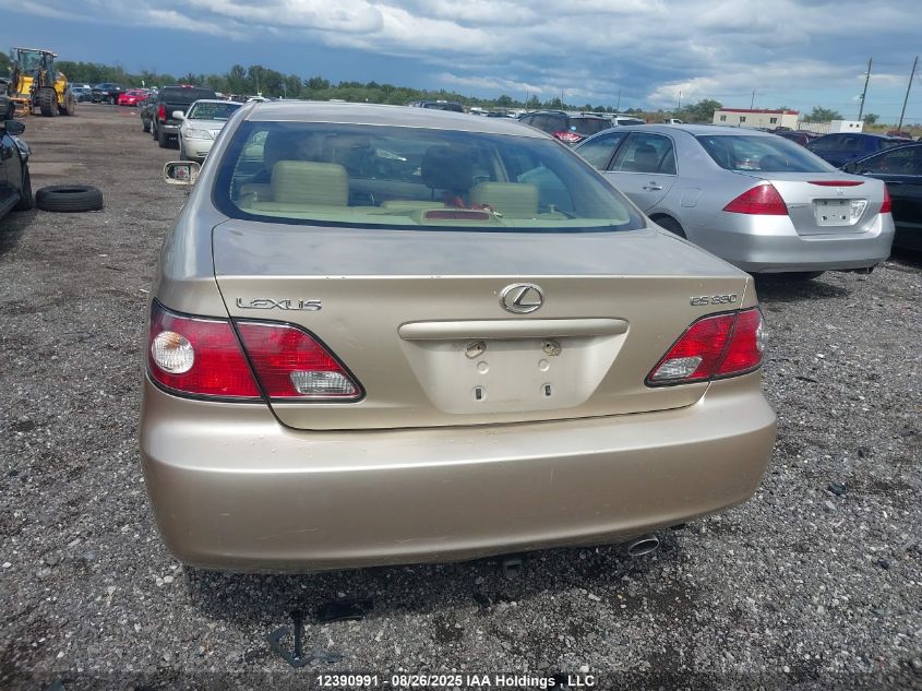 2004 Lexus Es 330 VIN: JTHBA30G245023176 Lot: 12390991