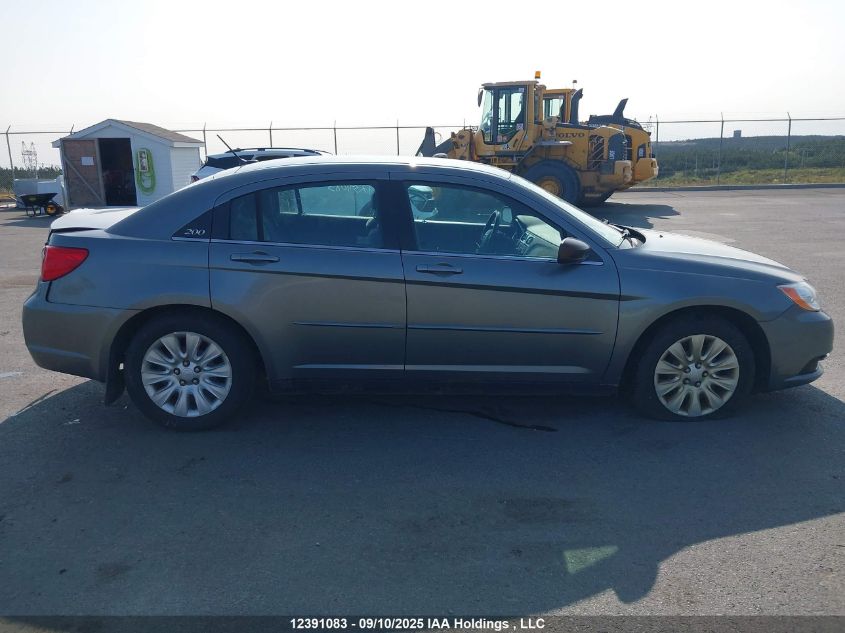 2013 Chrysler 200 Lx VIN: 1C3CCBAB1DN513092 Lot: 12391083
