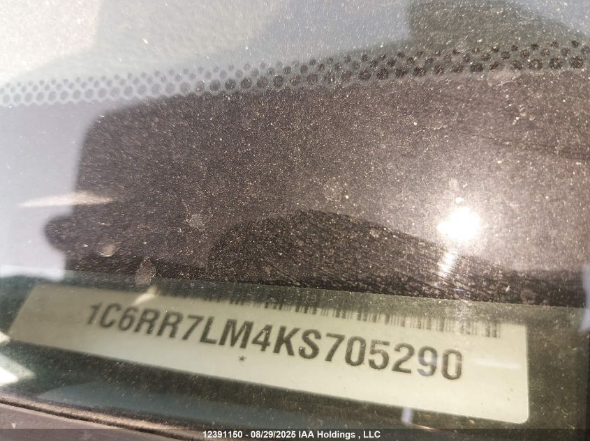 2019 Ram 1500 Classic Slt VIN: 1C6RR7LM4KS705290 Lot: 12391150