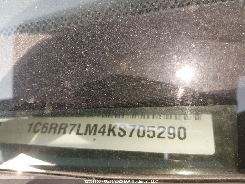 2019 Ram 1500 Classic Slt VIN: 1C6RR7LM4KS705290 Lot: 12391150
